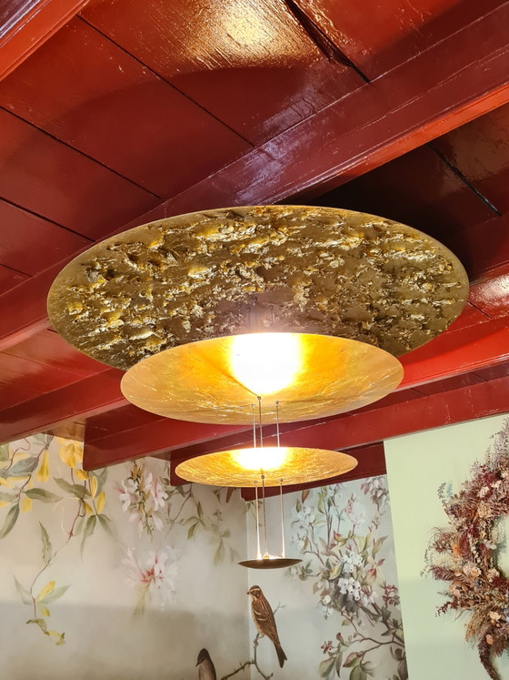 Image 1 of Großer Kronleuchter von Machina Del Luce mit Blattgold