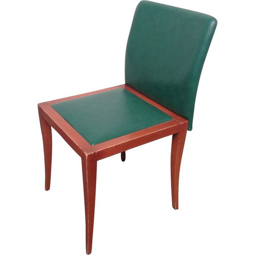 Vintage stoel in massief hout van Didier Gomez voor Ligne Roset