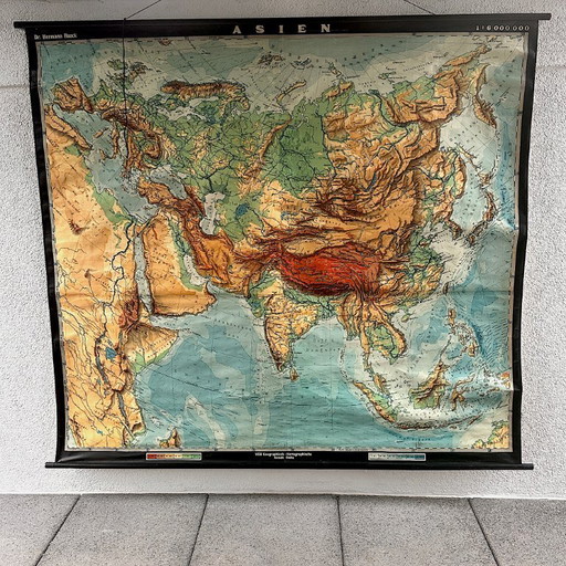 Collection of school maps Asia Greece France Eastern Europe