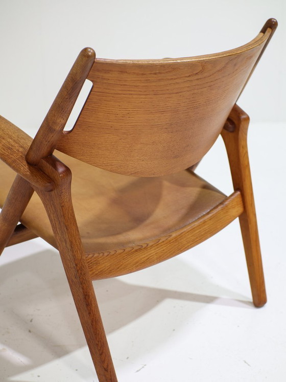Image 1 of CH28 Sawbuck Sessel, Eiche, Hans J. Wegner, 1950er Jahre, Dänemark