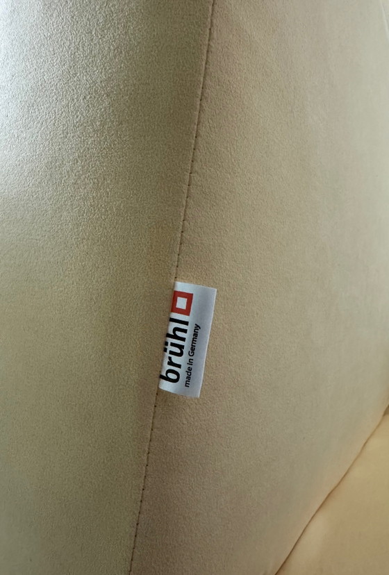 Image 1 of Brühl Moule Small Ecksofa Stoff Sofa Beige Couch Schlaffunktion
