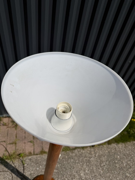 Lampada da terra vintage in teak Domus – Lampade da terra, Plastic, Wood (photo 11 of 14)