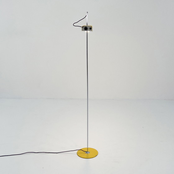 Image 1 of Yellow Spider Floorlamp By Joe Colombo For Oluce, 1970S