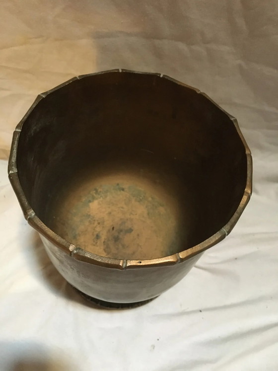 Cache pots en laiton – Vintage (photo 5 of 7)