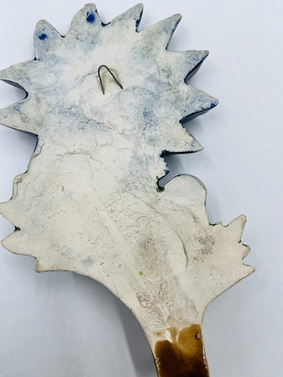 Image 1 of Garderobenständer mit Blumenhaken aus belgischer Keramik von André Bayer