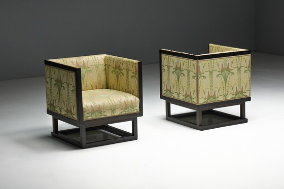 Image 1 of Fauteuils de cabinet par Josef Hoffmann, Autriche, 1903