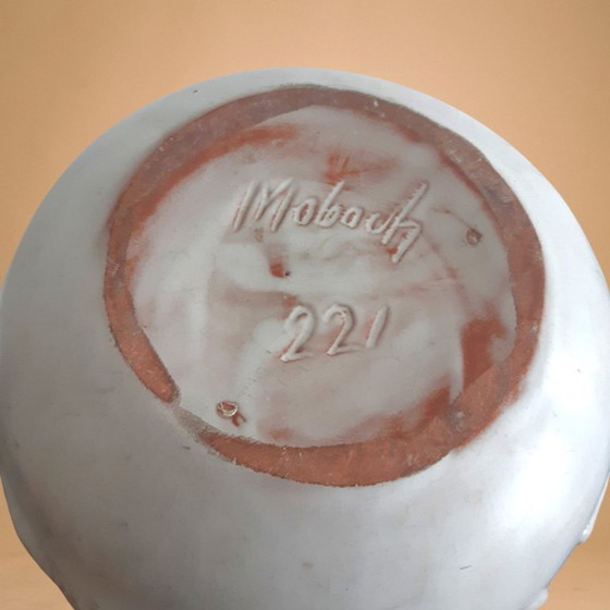 Image 1 of Vaso Mobach Modello 221 con cammelli H 28cm D 22cm