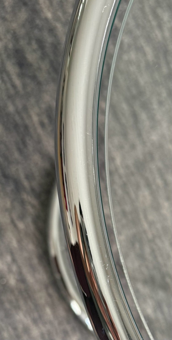 Eileen Gray Adjustable Table E1027 – Original ClassiCon – Knoll, Tables d'appoint, Chrome, Verre (photo 5 of 6)