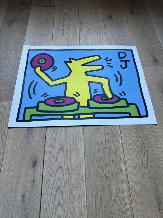 Image 1 of Keith haring DJ Street art