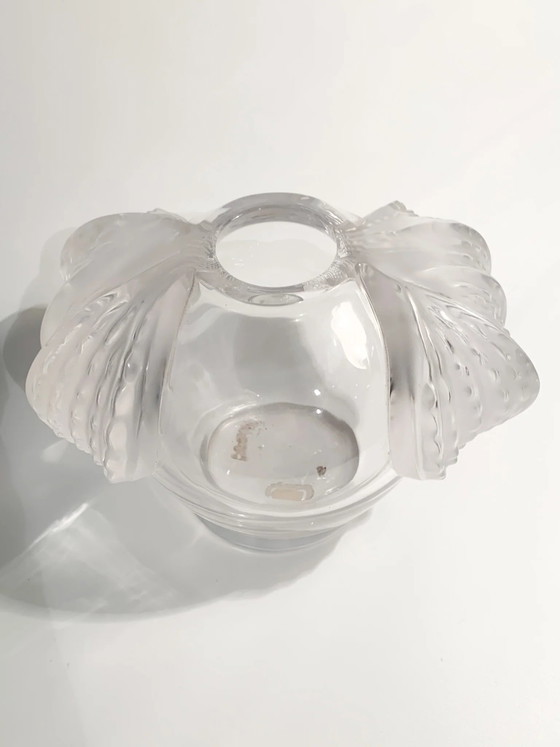 Vase en Cristal Lalique, Modèle San Diego, Années 1940 – Art Deco (photo 6 of 10)