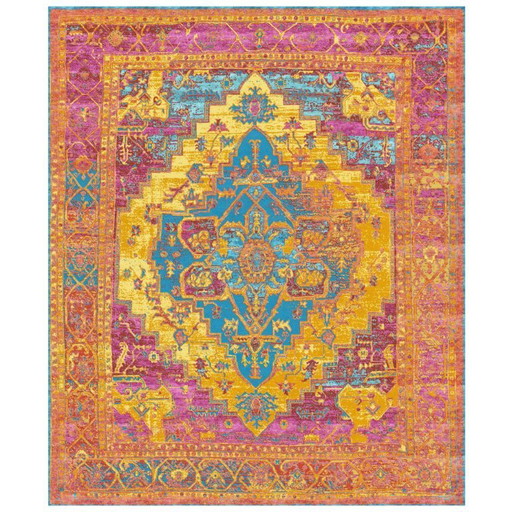 Zijden vloerkleed - Modern design vloerkleed Heriz zijde 300 x 250