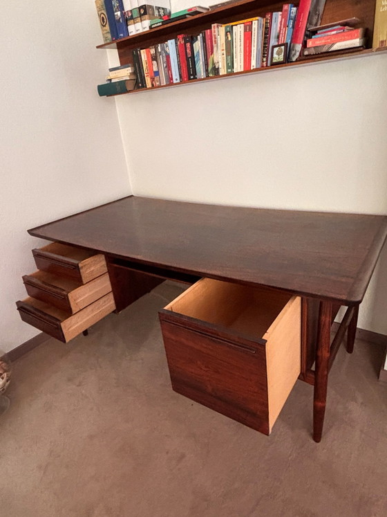 Scrivanie autoportante in palissandro Mid-Century – Legno (photo 4 of 12)