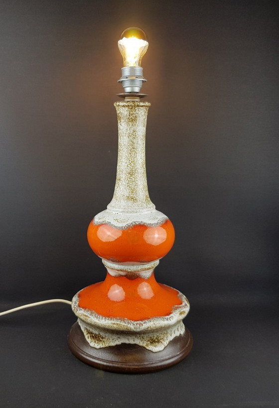 Image 1 of Lampada da terra vintage di metà secolo Dümler & Breiden Fat Lava, ceramica della Germania occidentale, anni '60/'70