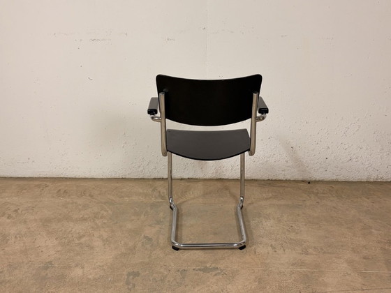 Image 1 of Sedia a sbalzo S43F di Mart Stam per Thonet, anni '70, set di 4 pezzi