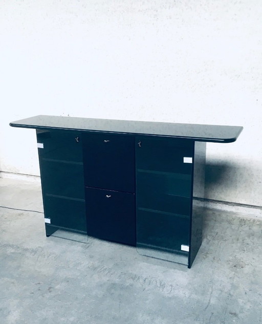 Postmodern Design Highboard Bar Chest by Luigi Saccardo for Gasparello, Italy 1980's