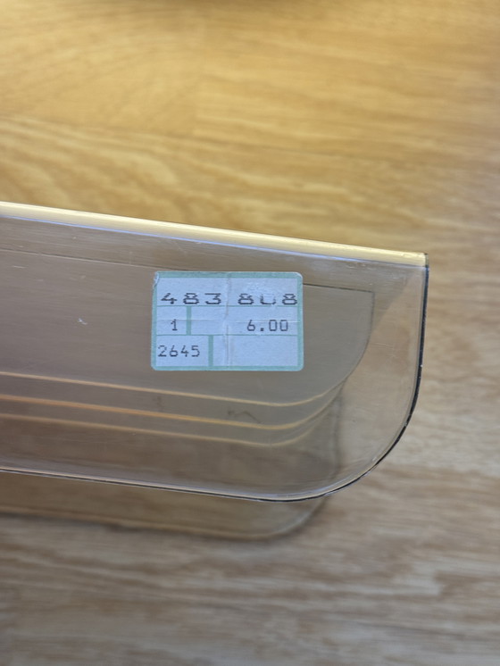 Image 1 of Vintage Bora Inter Weesp LP holder transparent plastic 1970s