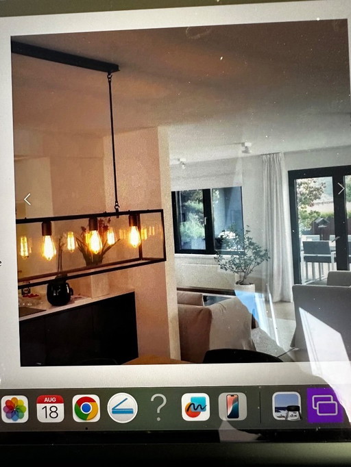 Nyche Large Cage Pendant Rectangular 6 lights