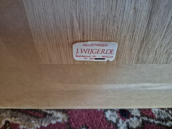 Image 1 of Grande aquarelle romantique signée, dans un magnifique cadre.