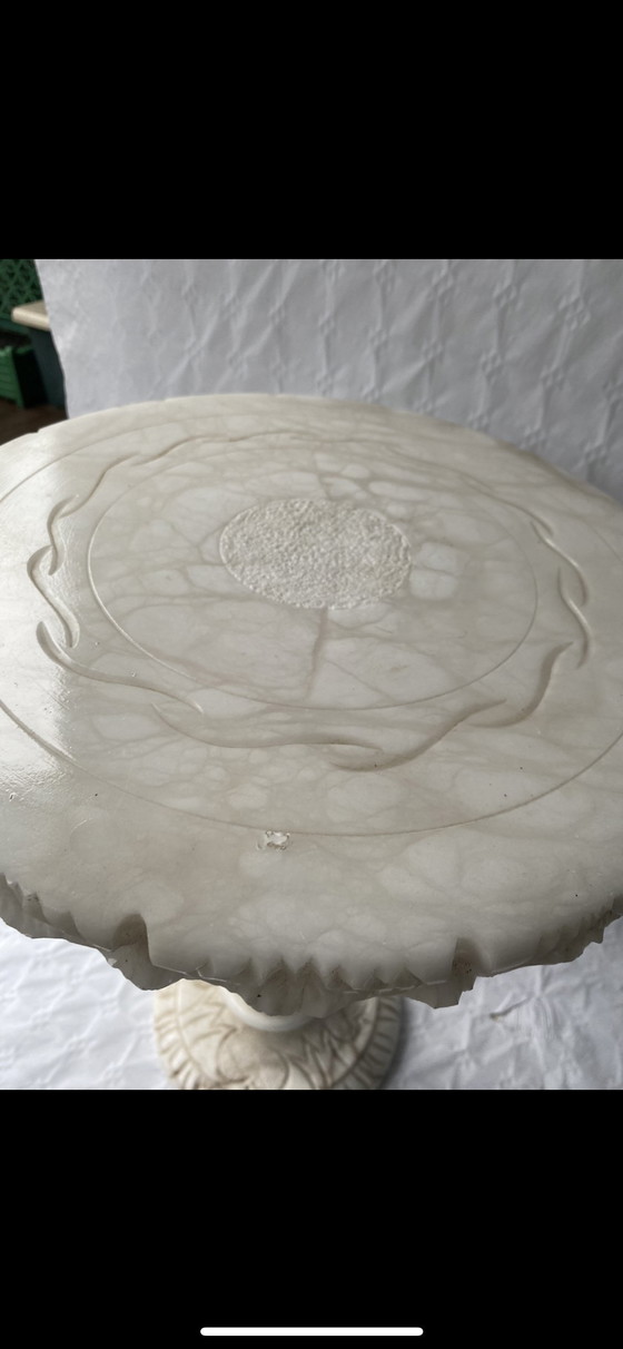 Image 1 of Marmeren Vintage Bijzettafel