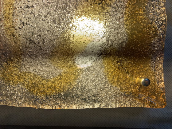 Image 1 of Coppia di applique d'epoca in vetro di Murano