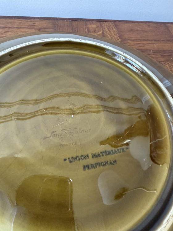 Image 1 of Plat nénuphars Sarreguemines made in France 