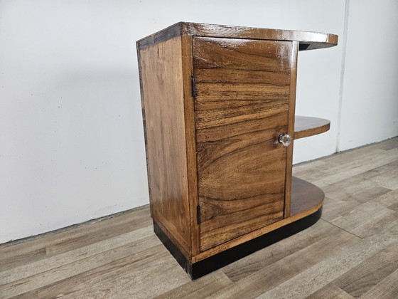 Image 1 of Art Deco bijzettafel uit de jaren 1940