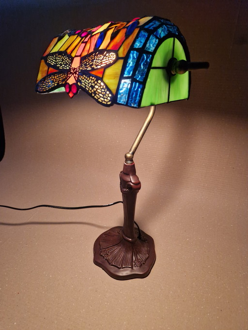 Tiffany-stijl hoge bureaulamp 28x45