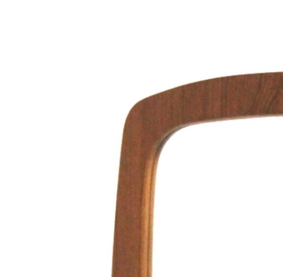 Image 1 of Miroir scandinave en teck, 68x39cm, Suède, 1960