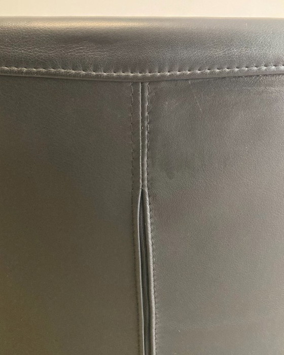 Image 1 of 4x Bert Plantagie Arc eetkamerstoel leer