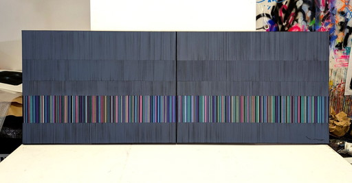 Tehos contemporary abstract art painting TC 14 - 2026