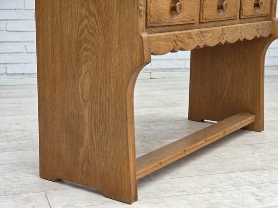 Image 1 of Cómoda danesa, década de 1970, madera de roble, original en buen estado.