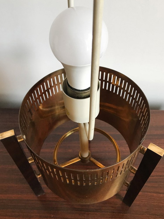 Large Stilnovo Table lamp, 1950s – Brass (photo 10 of 14)