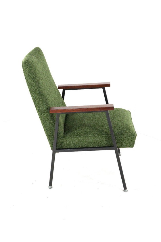 Image 1 of Gispen fauteuil vintage stoel nieuw gestoffeerd