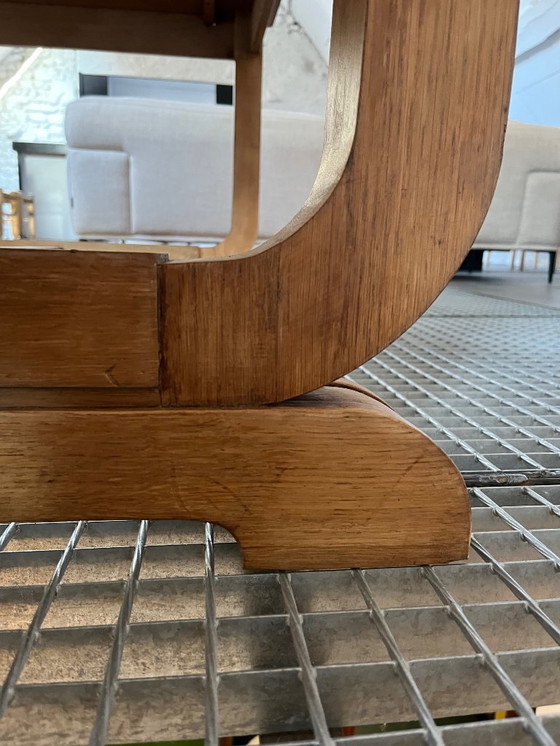 Image 1 of 1940s oak table