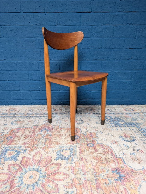 Image 1 of 4x Vintage Danish chairs, 1960s