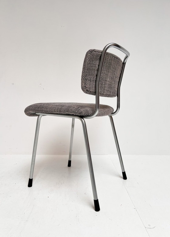 Image 1 of Set di 6 sedie Gebroeders De Wit rivestite, anni '60