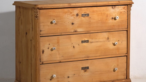 Large antique chest of drawers (c.1920) #38 (photo 3 of 40)