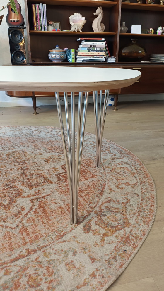 Image 1 of Tavolino da caffè vintage dal design danese di Haslev, fatto a mano