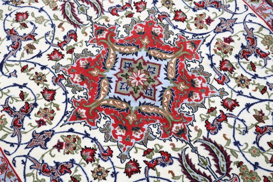 Image 1 of Tappeto persiano Isfahan Vecchio Molto Fine Con Seta 160 X 110 Cm