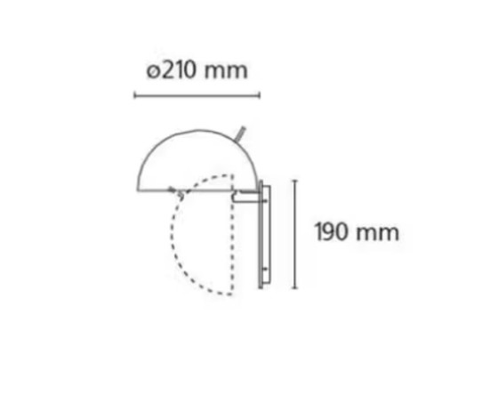 Image 1 of Aplique de pared Radon