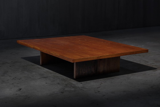 Image 1 of Tavolino da caffè in bambù di Axel Vervoordt, Belgio, anni '80