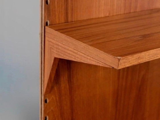 1/3 Poul Cadovius Royal System Shelving unit with Vitrine Teak 50s 60s, Glass, Wood, Brown, Vintage (photo 2 of 5)