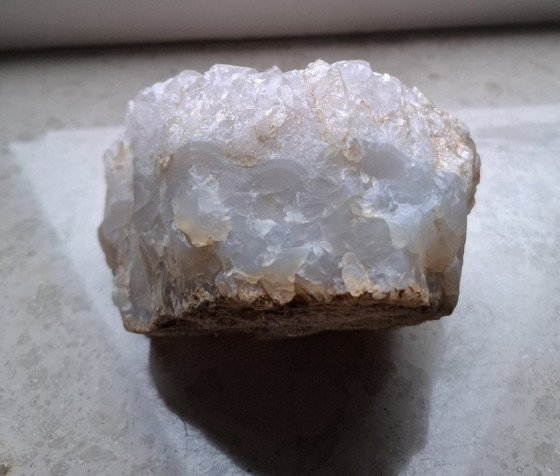 Wunderschöner großer echter weißer Achat Edelstein.💎 – witte agaat edelsteen.💎, Dekorative Objekte (photo 5 of 12)