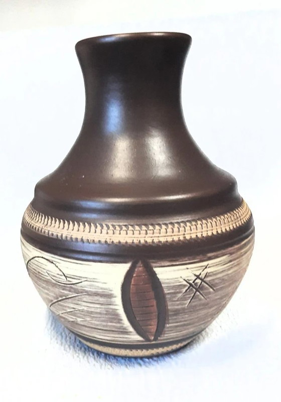 Image 1 of (W001) Wunderschönes Trio westdeutscher Vasen von Eckhardt & Engler (1950er-1960er Jahre)