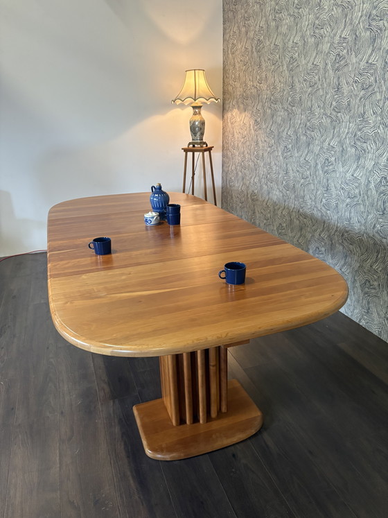 Mid Century Oak Dining Table – Wood (photo 6 of 7)