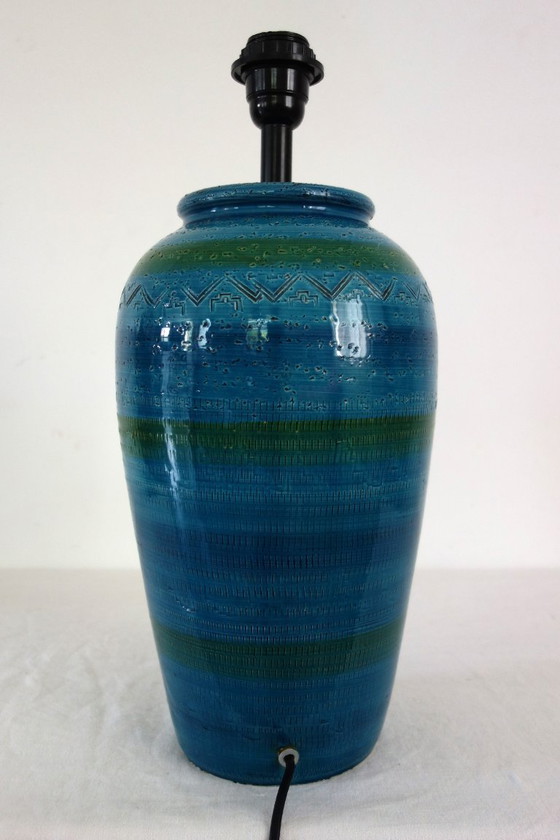 Image 1 of Keramische lampvoeten van Bitossi, Italië, jaren 70.