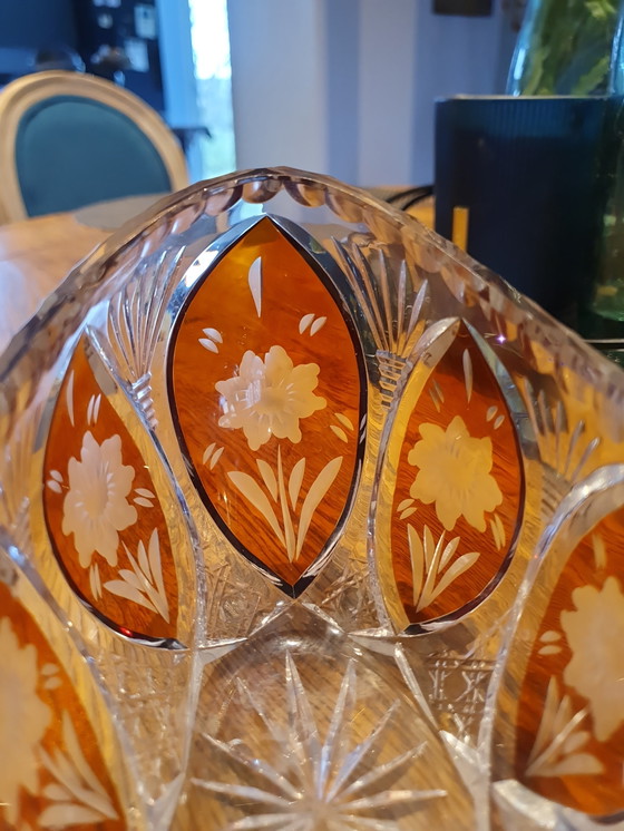 Image 1 of Boheemse kristallen snoepschaal