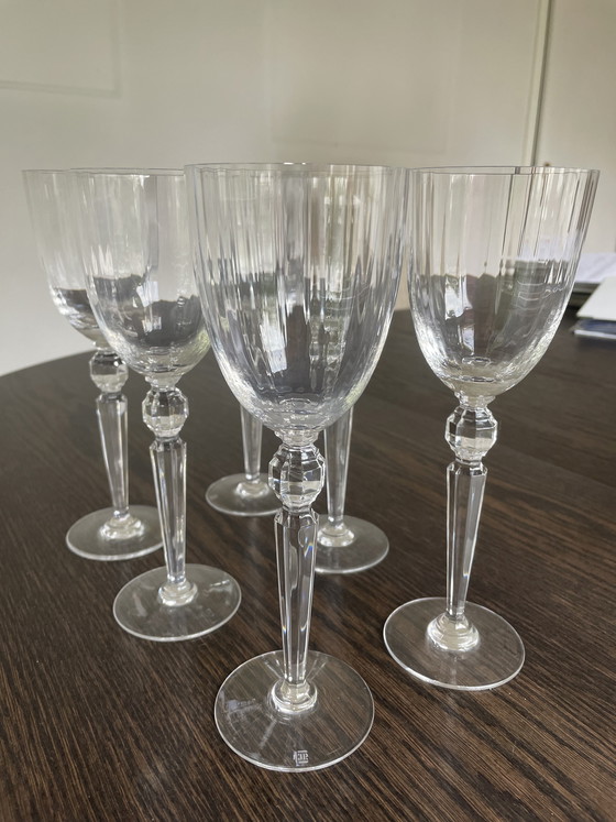 Image 1 of Ensemble de 6 Riedel Kongress montés sur glace (24,5 cm) avec couleur transparente et optique.