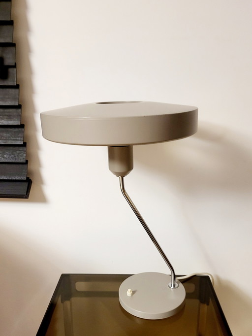 Vintage Louis Kalff Bureaulamp, Model Romeo, Jaren1960, Grijs, Nederland  Een Iconisch Designlamp Vervaardigd Voor Philips (Nede