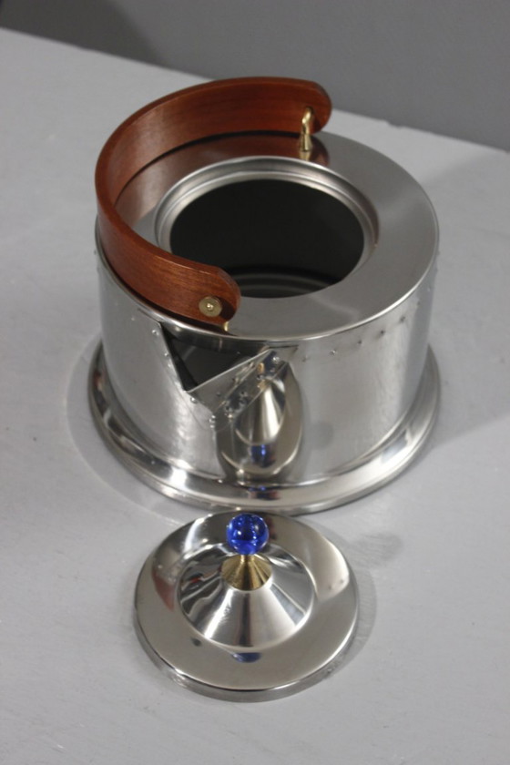 Image 1 of "Ottoni" teapot designed by Carsten Jørgensen for Bodum Memphis style 1980s